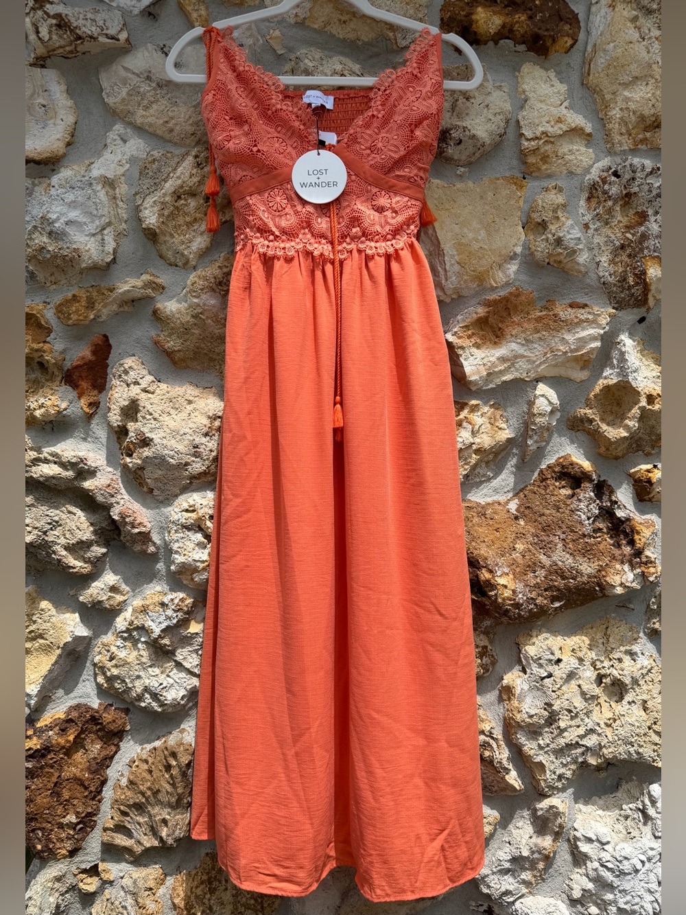 Lost + Wander Hibiscus Glow Maxi Dress